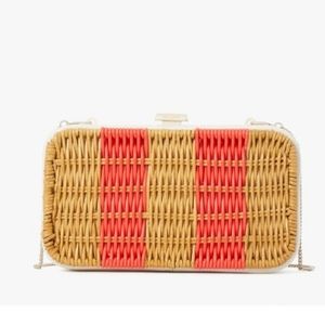 Kate Spade Kitt Wicker Clutch